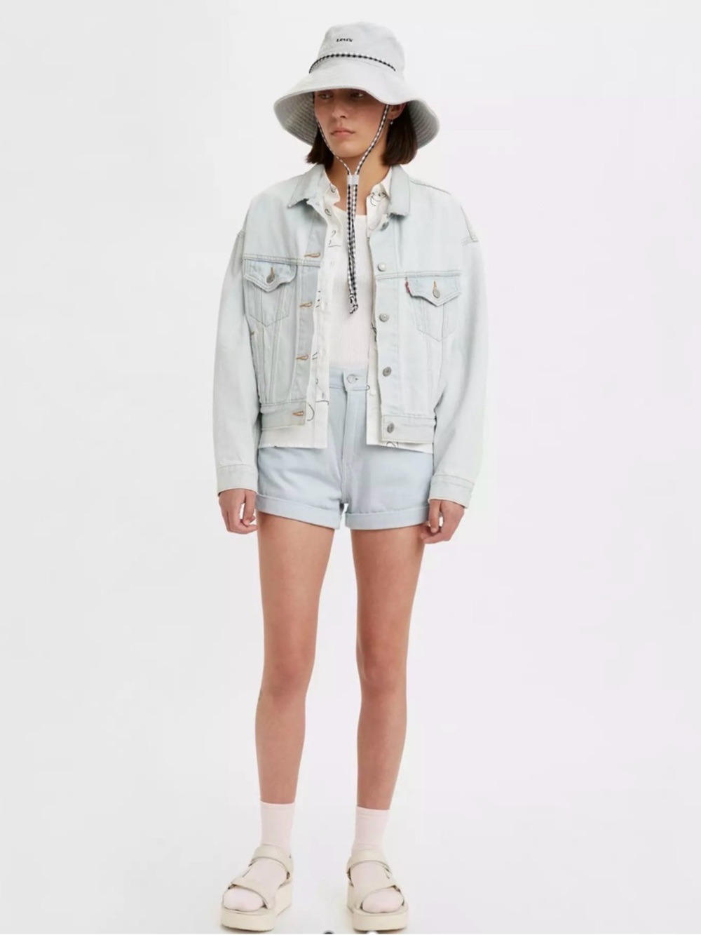 New Levi’s 100% Cotton A-Line High Rise Relaxed 90’s feel Mom Shorts Size 29